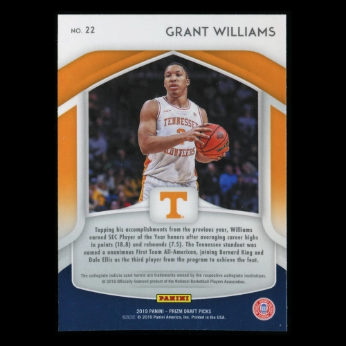 Grant Williams 2019-20 Prizm Draft Picks All-Americans Volunteers |  Celtics