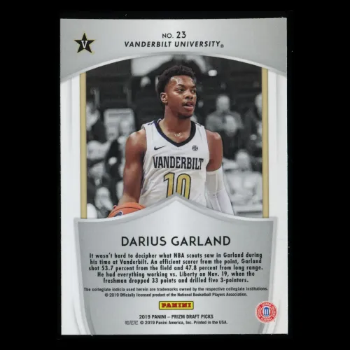 Darius Garland RC 2019-20 Prizm Draft Picks Crusade Rookie Commodores | Cavaliers
