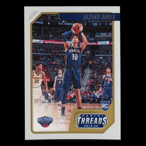 Jaxson Hayes RC 2019-20 Chronicles Threads Rookie Pelicans