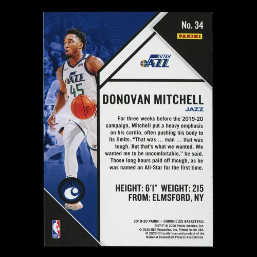 Donovan Mitchell 2019-20 Chronicles Jazz