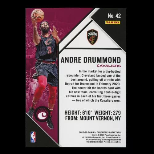 Andre Drummond 2019-20 Chronicles Cavaliers