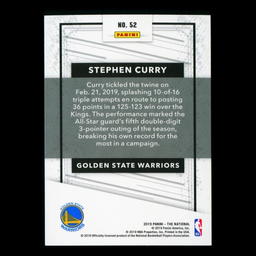 Stephen Curry 2019 The National Warriors