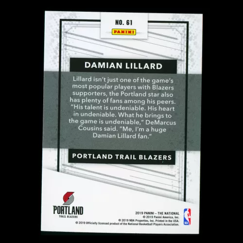 Damian Lillard 2019 The National Trail Blazers