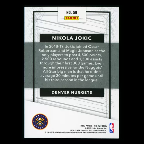 Nikola Jokic 2019 The National Nuggets