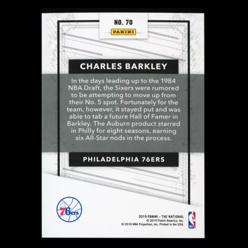 Charles Barkley 2019 The National 76ers