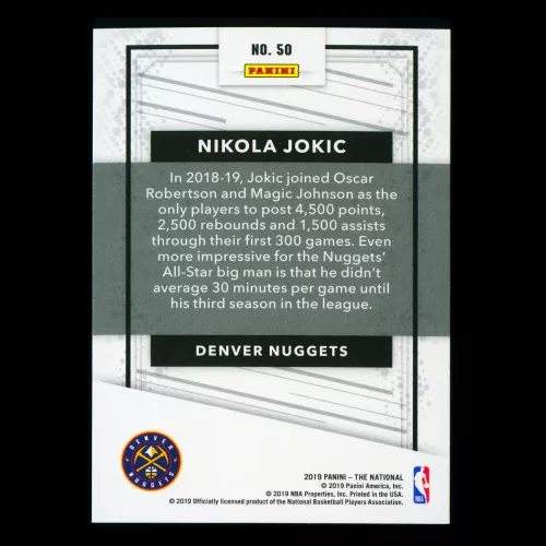 Nikola Jokic 2019 The National Nuggets