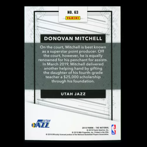 Donovan Mitchell 2019 The National Jazz