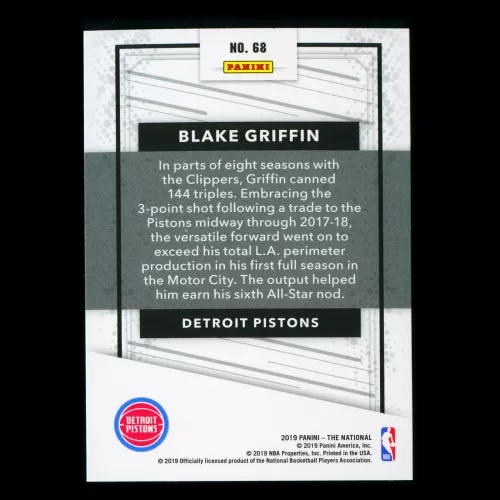 Blake Griffin 2019 The National Pistons