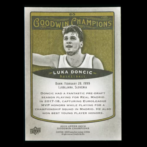 Luka Doncic RC Goodwin Champions Mavericks