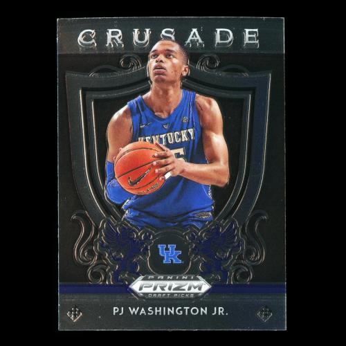 PJ Washington RC 2019-20 Prizm Draft Picks Crusade Rookie Wildcats | Hornets