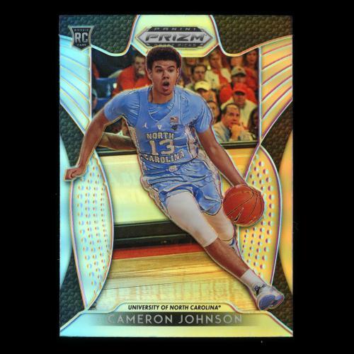 Cameron Johnson RC 2019-20 Prizm Draft Picks Silver Rookie Tar Heels | Suns