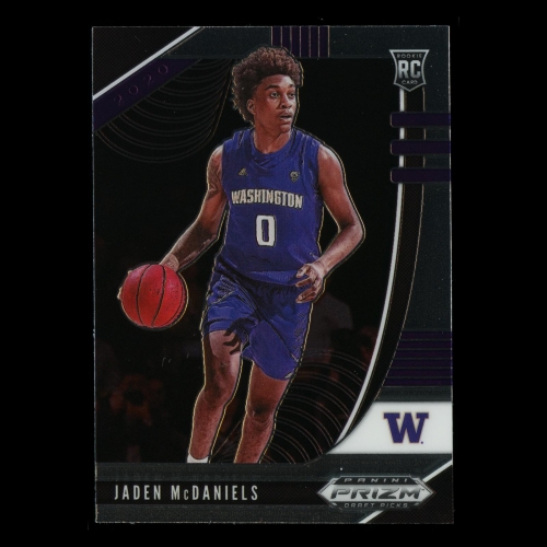 Jaden McDaniels RC 2020-21 Prizm Draft Picks Rookie Huskies | Timberwolves