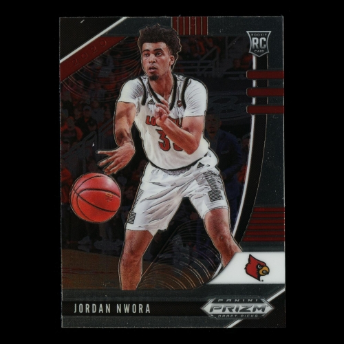 Jordan Nwora RC 2020-21 Prizm Draft Picks Rookie Cardinals | Bucks