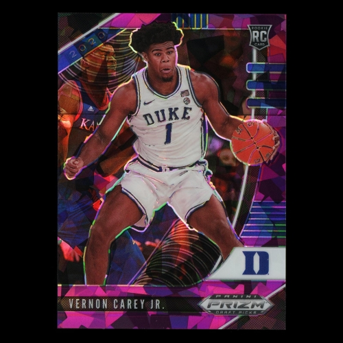 Vernon Carey Jr. RC 2020-21 Prizm Draft Picks Purple Ice Blue Devils | Hornets 121/149