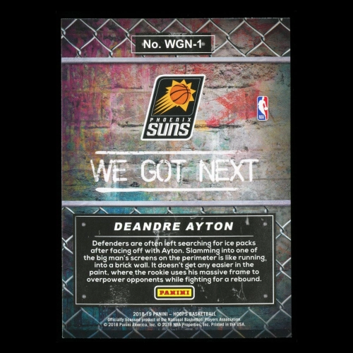 Deandre Ayton 2018-19 Hoops We Got Next Suns