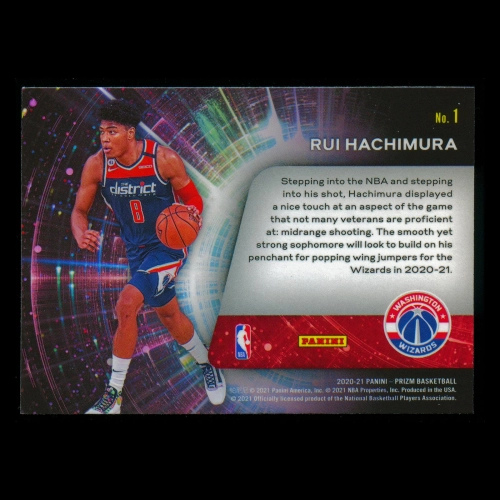 Rui Hachimura 2020-21 Prizm Sophomore Stars Wizards