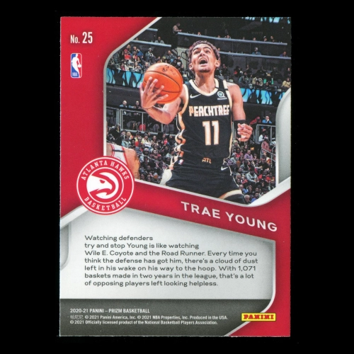 Trae Young 2020-21 Prizm Dominance Hawks