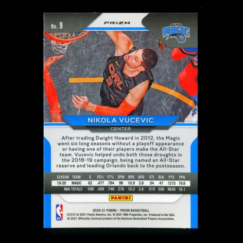 Nikola Vucevic 2020-21 Prizm Silver Magic