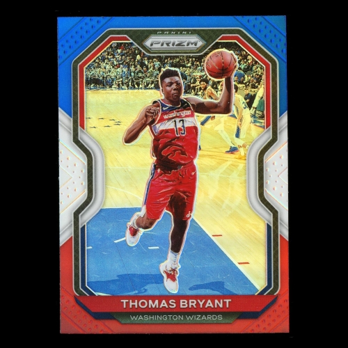 Thomas Bryant 2020-21 Prizm Red White & Blue Wizards