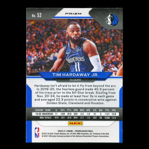 Tim Hardaway Jr. 2020-21 Prizm Green Mavericks