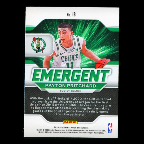 Payton Pritchard 2020-21 Prizm Emergent Celtics