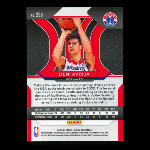 Deni Avdija RC 2020-21 Prizm Rookie Wizards