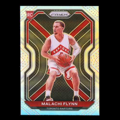 Malachi Flynn RC 2020-21 Prizm Silver Rookie Raptors