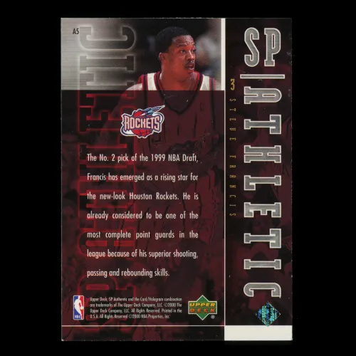 Steve Francis 1999-00 SP Authentic Athletic Rockets