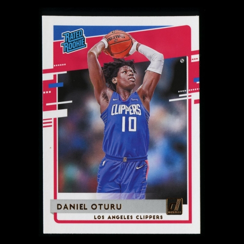 Daniel Oturo RR 2020-21 Donruss Rated Rookie Clippers