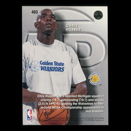 Chris Webber 1993-94 Upper Deck Top Prospects Warriors