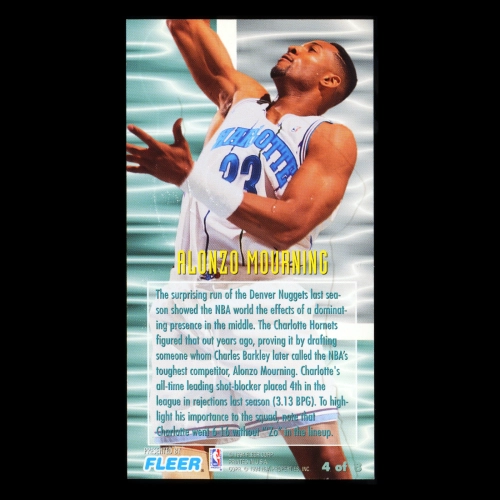 Alonzo Mourning 1994-95 Jam Session Gamebreakers Hornets