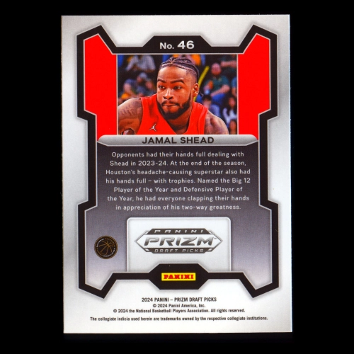 Jamal Shead RC 2024-25 Panini Prizm Draft Picks Rookie Cougars