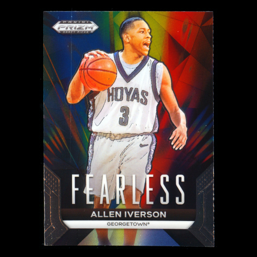 Allen Iverson 2024-25 Panini Prizm Draft Picks Fearless Bulldogs