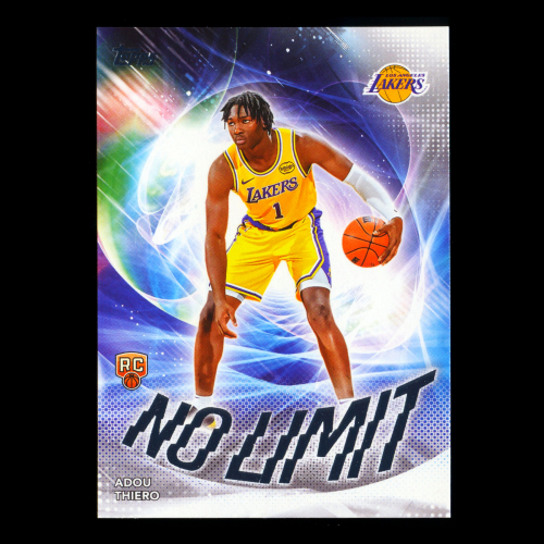 Adou Thiero RC 2025-26 Topps No Limit Rookie Lakers