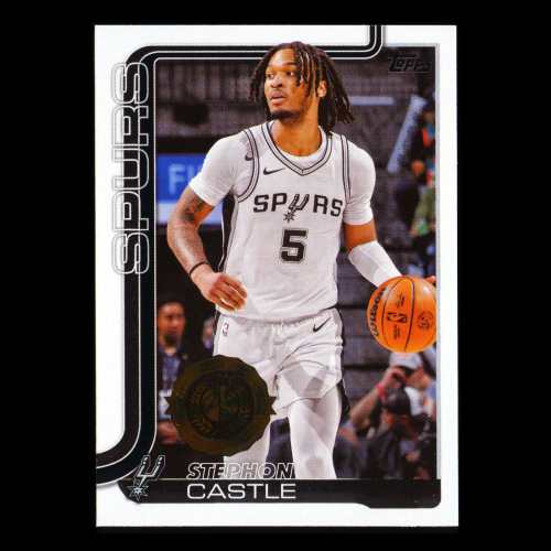 Stephon Castle 2025-26 Topps All-Rookie Team Spurs