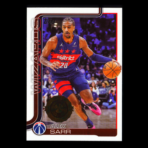 Alex Sarr 2025-26 Topps All-Rookie Team Wizards
