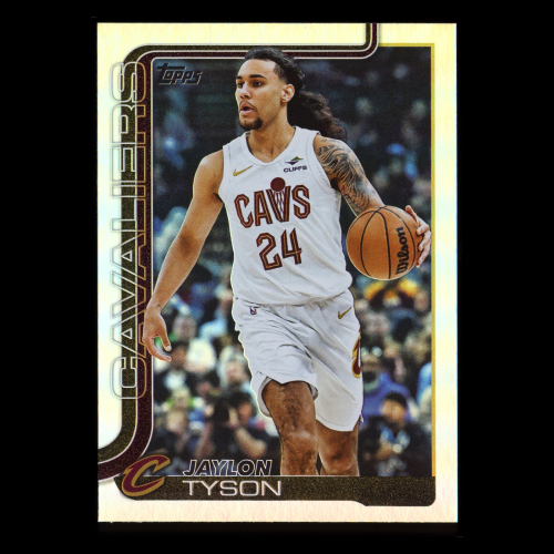 Jaylon Tyson 2025-26 Topps Rainbow Foil Cavaliers