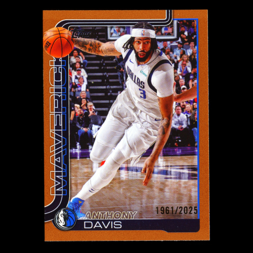 Anthony Davis 2025-26 Topps Gold Mavericks 1961/2025