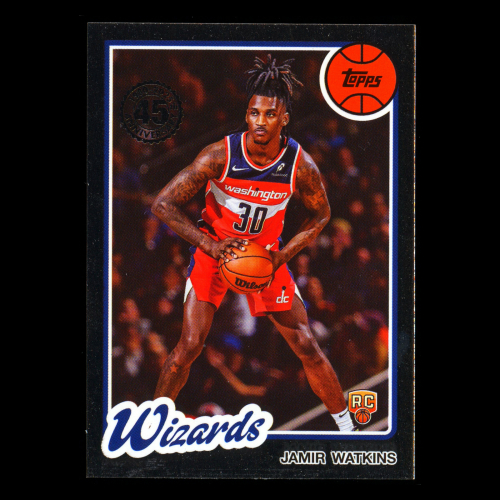 Jamir Watkins RC 2025-26 Topps '80-81 Topps Retro Rookie Wizards