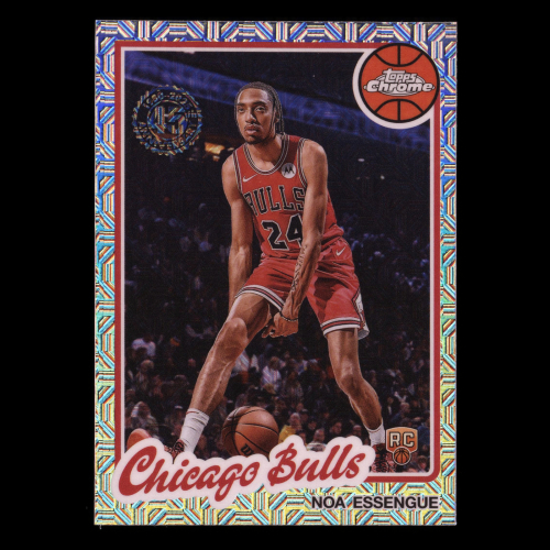 Noa Essengue RC 2025-26 Topps '80-81 Topps Chrome Rookie Bulls