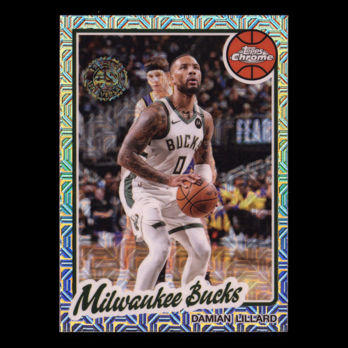 Damian Lillard 2025-26 Topps '80-81 Topps Chrome Bucks