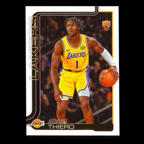 Adou Thiero RC 2025-26 Topps Rookie Lakers