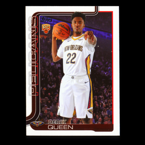 Derik Queen RC 2025-26 Topps Rookie Pelicans