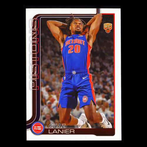 Chaz Lanier RC 2025-26 Topps Rookie Pistons