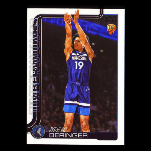 Joan Beringer RC 2025-26 Topps Rookie Timberwolves