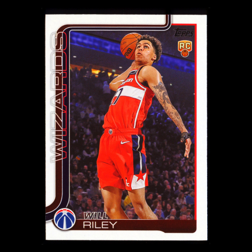 Will Riley RC 2025-26 Topps Rookie Wizards