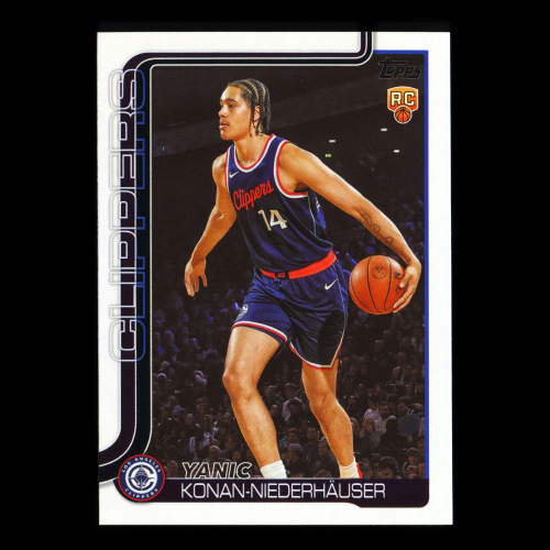 Yanic Konan-Niederhuser RC 2025-26 Topps Rookie Clippers