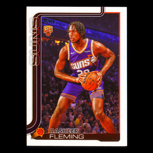 Rasheer Fleming RC 2025-26 Topps Rookie Suns