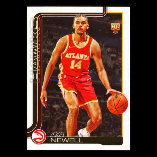 Asa Newell RC 2025-26 Topps Rookie Hawks