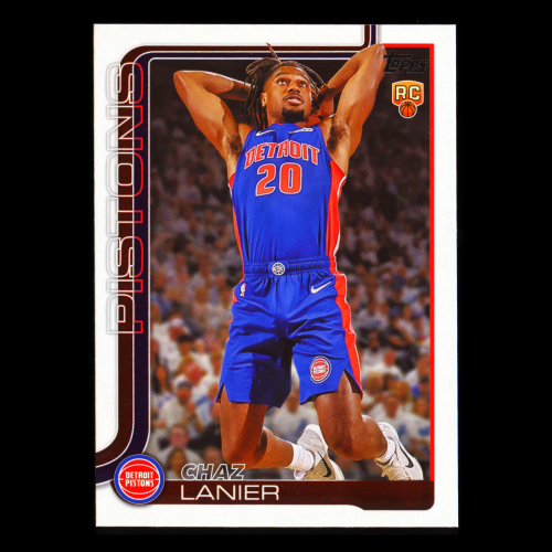 Chaz Lanier RC 2025-26 Topps Rookie Pistons